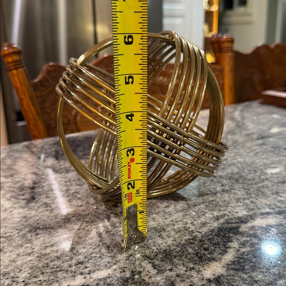 Gold Metal Ball Decor - Picture 5 of 5